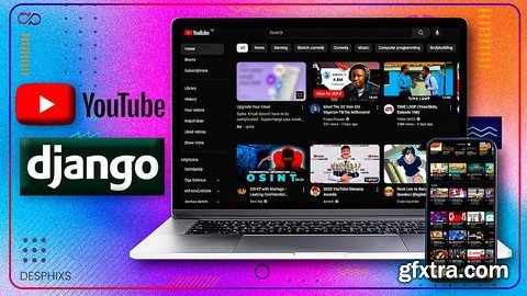 Fullstack Youtube Clone Using Django, Html, Css & Javascript