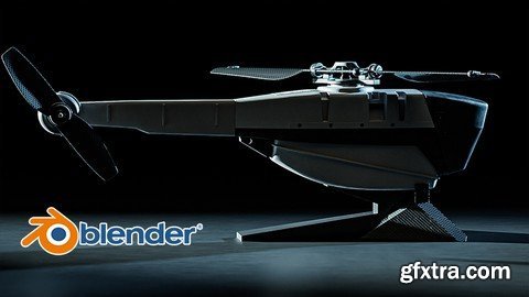 Blender: Learn How To Create The Military Black Hornet Drone