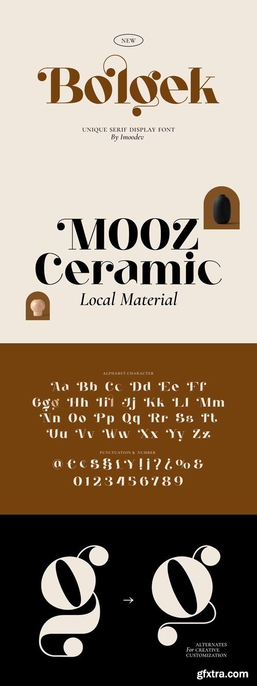 Bolgek luxury font