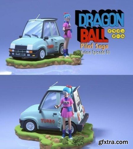 Bulma - Pilaf Saga – 3D Print