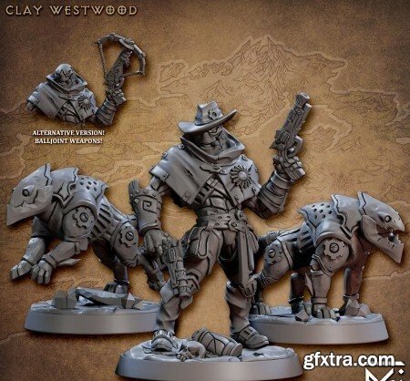 Clay Westwood & Golemhounds – 3D Print Model