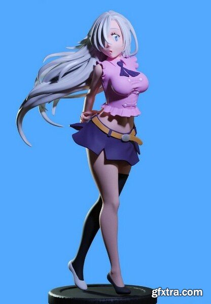 Elizabeth - The Seven Deadly Sins – 3D Print Model