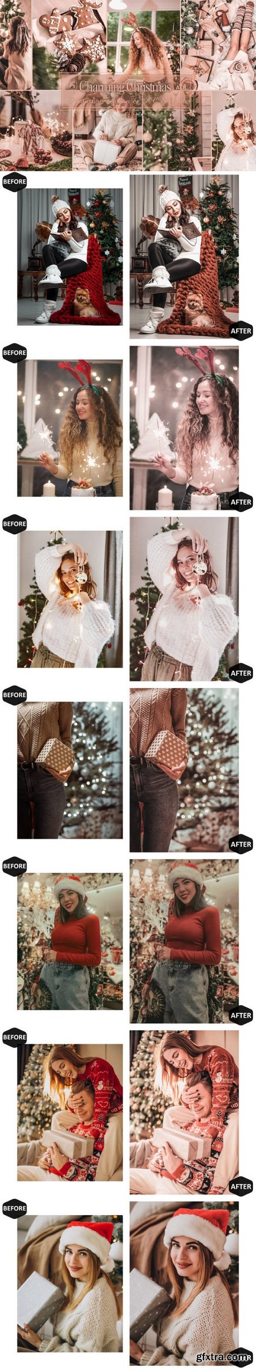 12 Charming Christmas Photoshop Actions