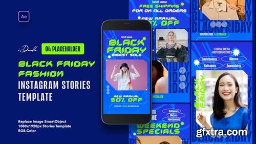 Videohive Black Friday Fashion Instagram Stories Template 41824135