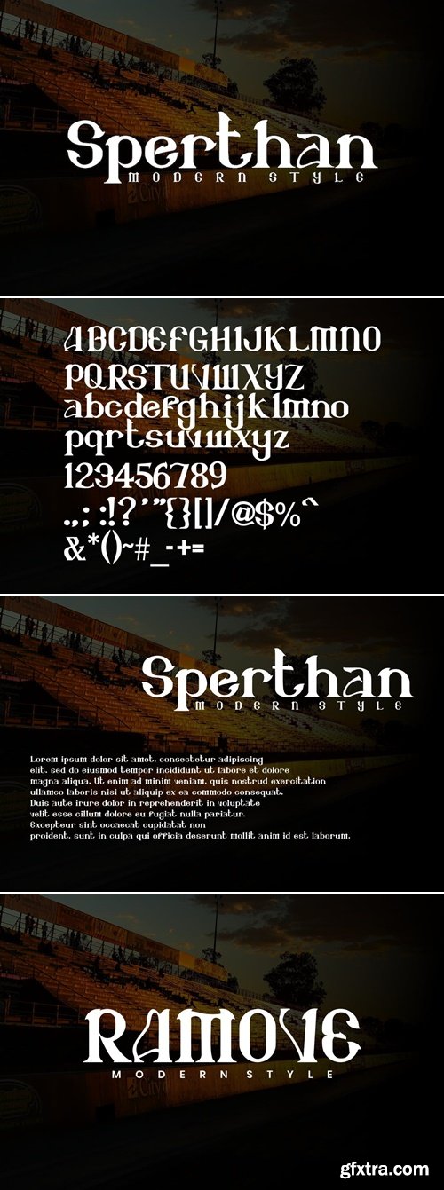 Sperthan - Slab Serif Fonts