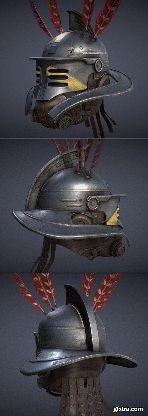 Maximus Helmet 3D Model