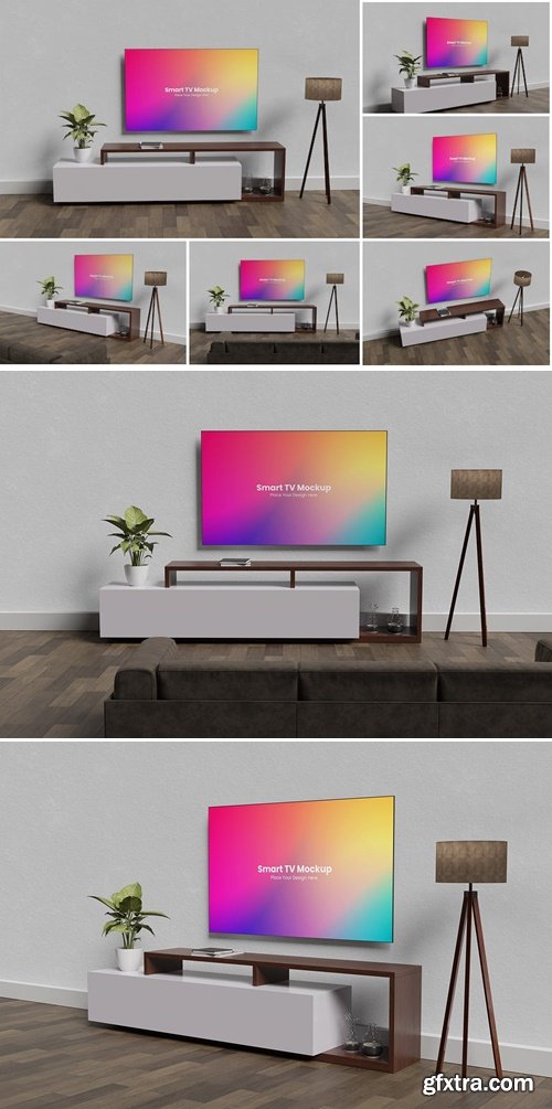 Smart TV Mockup 7GSZGGK