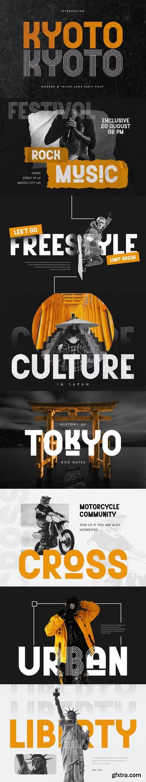 Kyoto modern sporty sans serif font