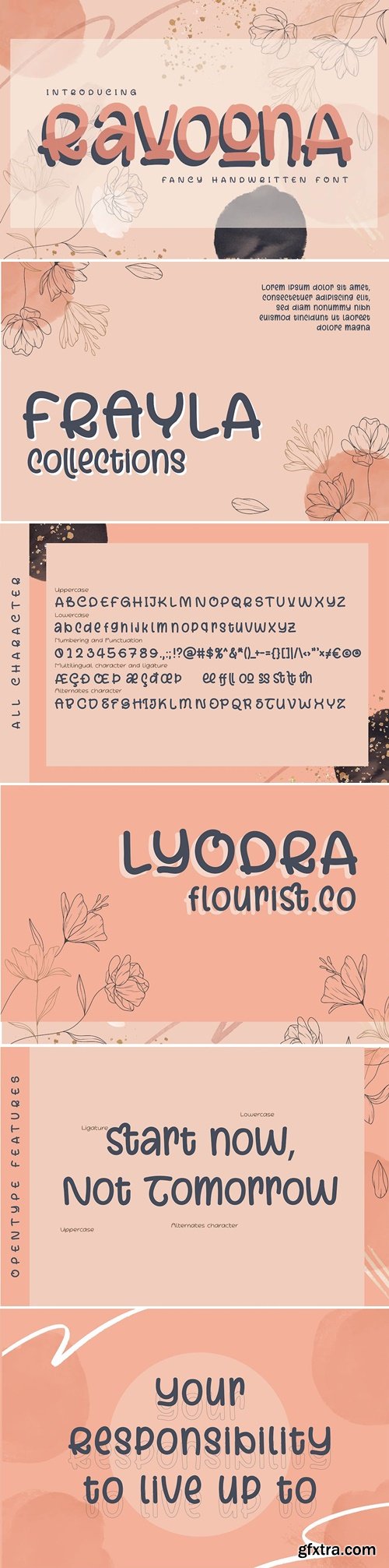 Ravoona | Fancy Handwritten Font