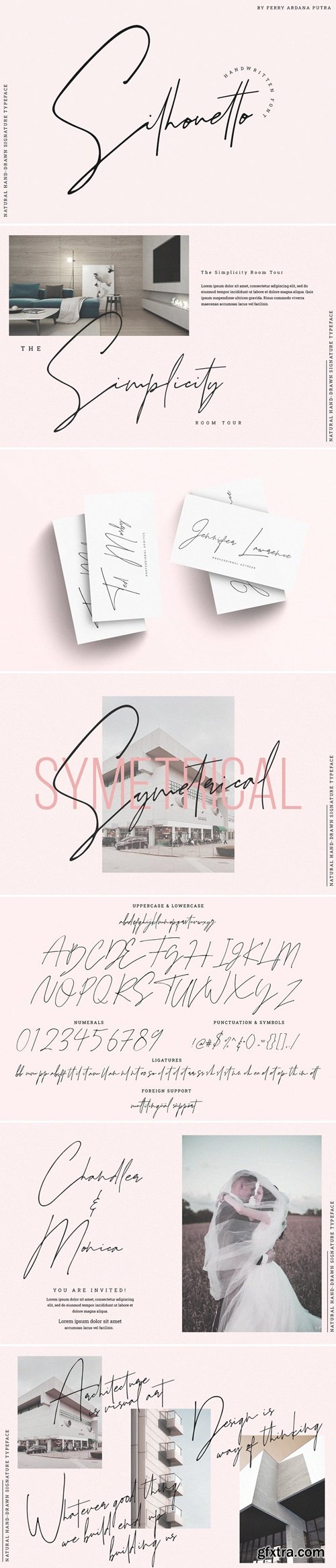 Silhouetto | Hand-drawn Signature Font