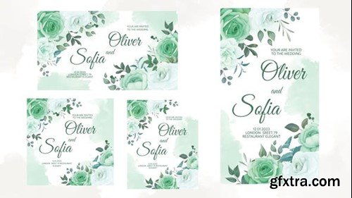 Videohive Wedding Invitation Intro 4 in 1 42304679