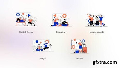 Videohive Digital Detox - Flat concepts 42298849