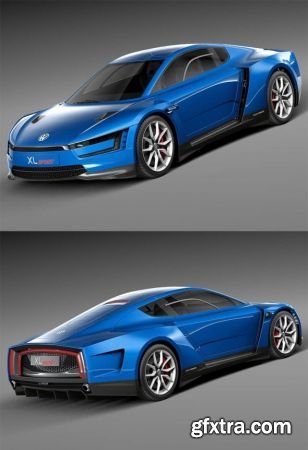 Volkswagen XL Sport 2015 3d Model