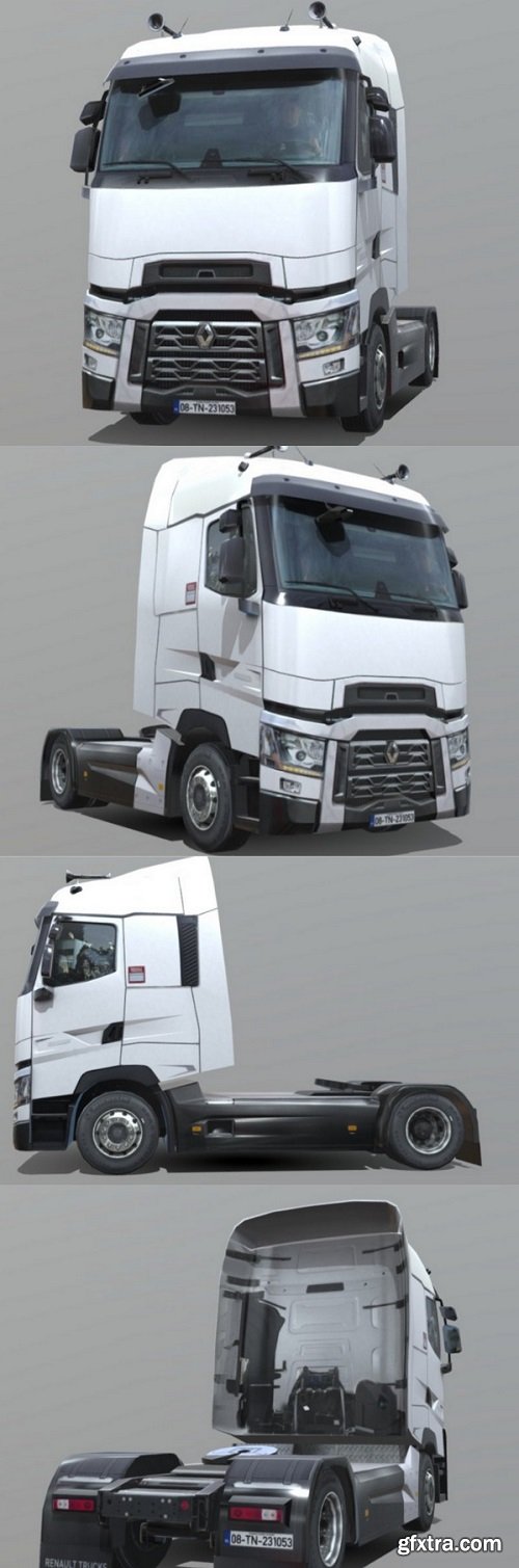 Renault T series High Sleeper Cab 3D Model