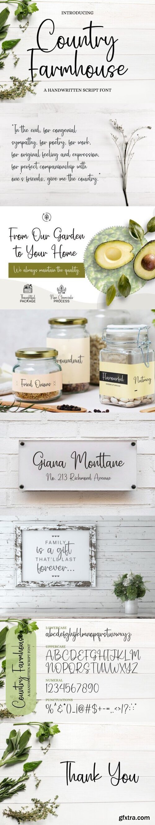 Country Farmhouse Font