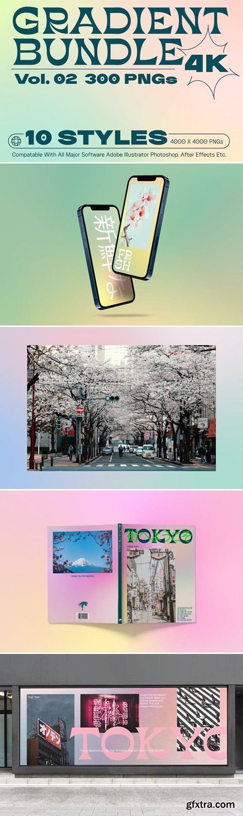 Gradient Background Bundle Vol 2 W4YMWCD