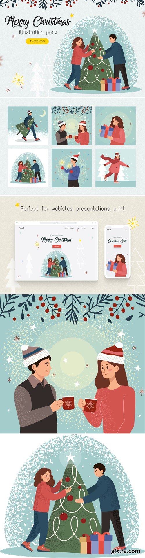 Christmas Illustration Pack CDNCLUE