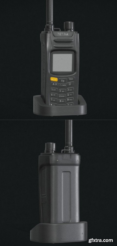 Walkie Talkie 3D Model