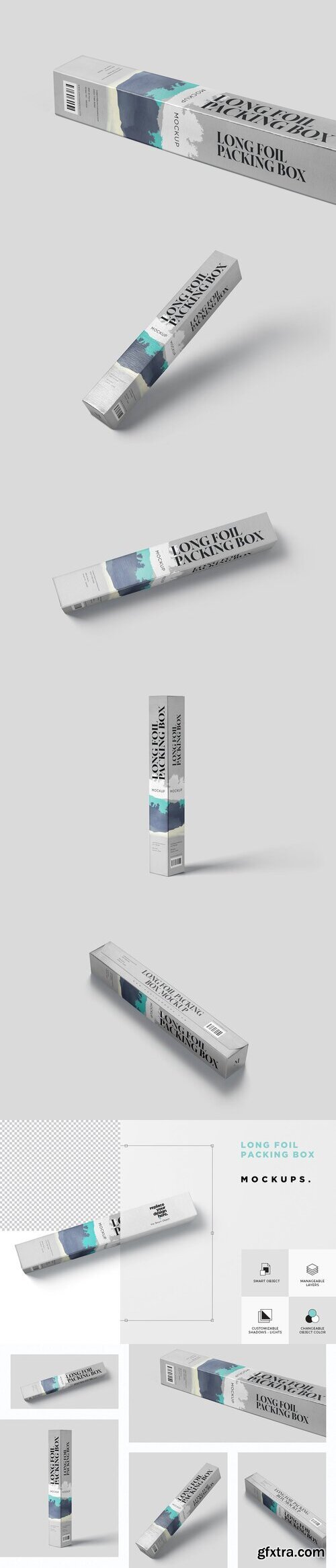 Creativemarket - Aluminum Foil Packing Box Mockups 10181681