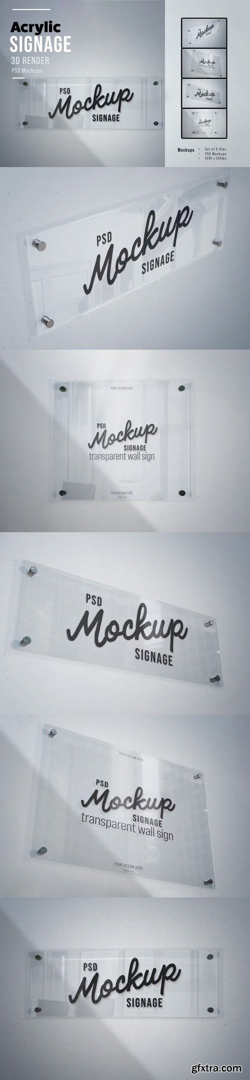 Transparent sign