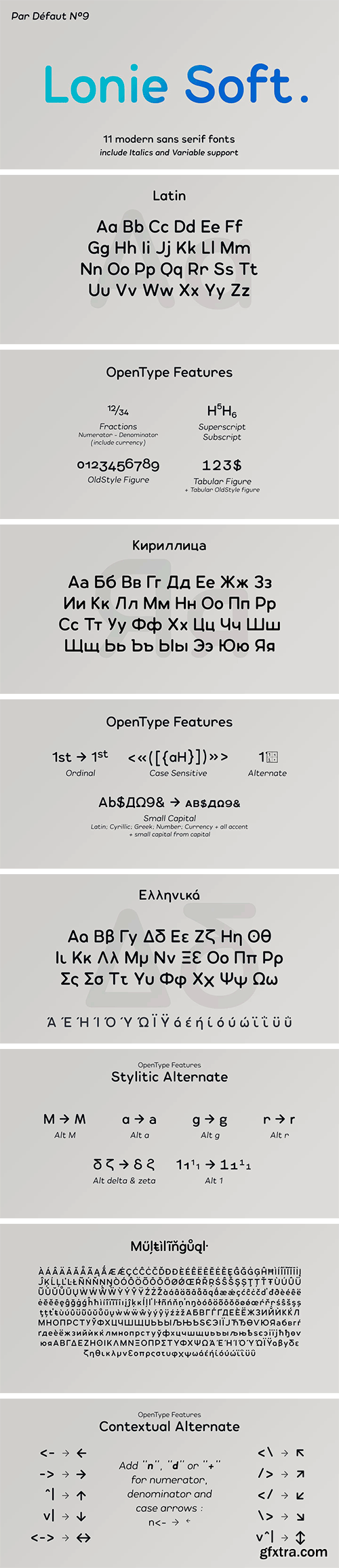 Lonie Soft Font Family