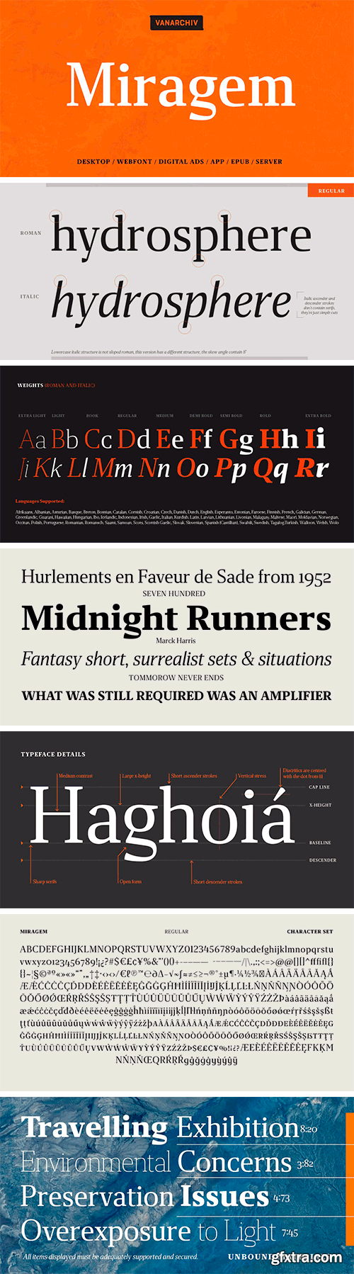 Miragem Font Family