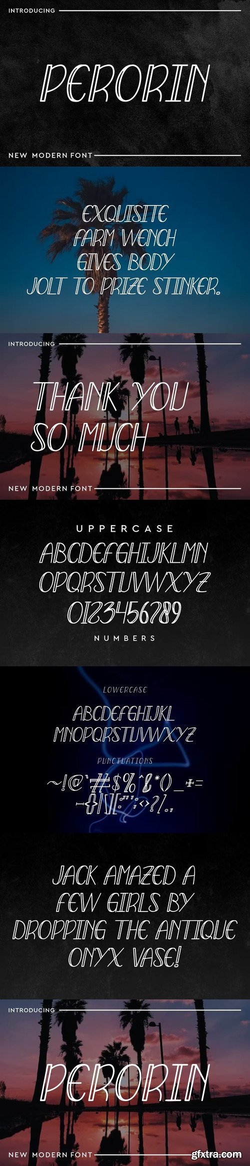 Perorin font