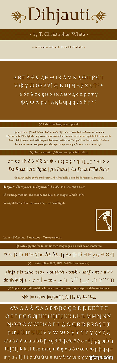 Dihjauti Font Family