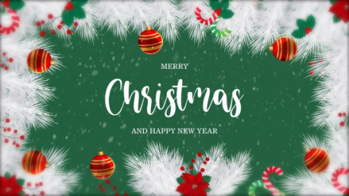 Videohive - Merry Christmas And Happy New Year Slideshow MOGRT - 42188150 - 42188150