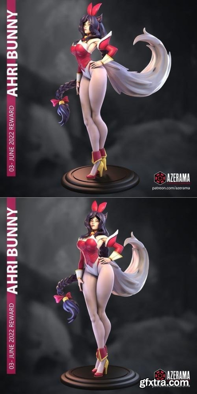 Ahri Bunny Standard - Azerama – 3D Print