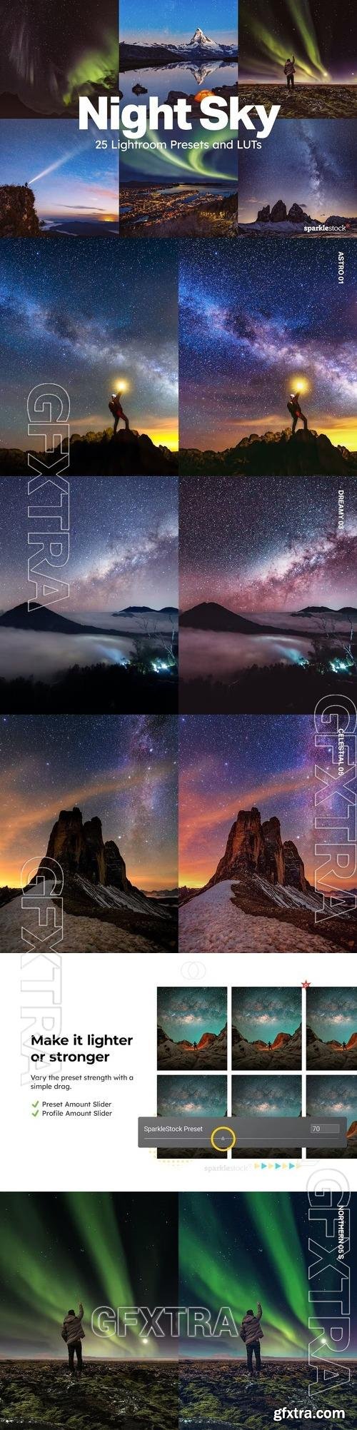 25 Night Sky Lightroom Presets and LUTs FDQLLJ5