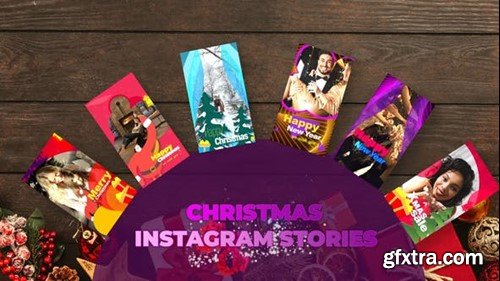 Videohive Modern Christmas Instagram Stories 42331009