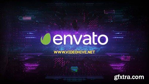 Videohive Cyberpunk Logo Reveal 42327716