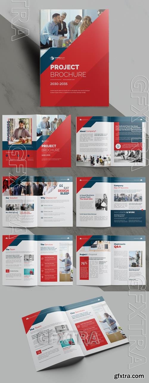 Red Corporate Brochure Layout 504455199