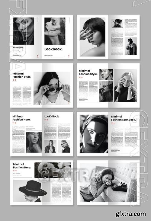 Modern Lookbook Layout 516622333