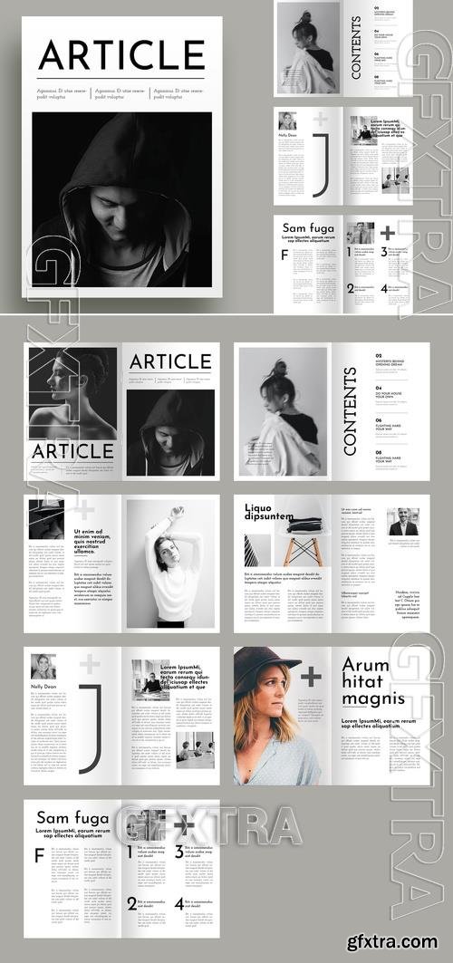 Article Magazine Layout 516622212