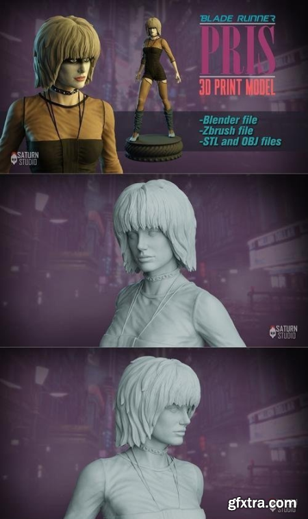 Blade Runner - Pris (Re-ripped) – 3D Print