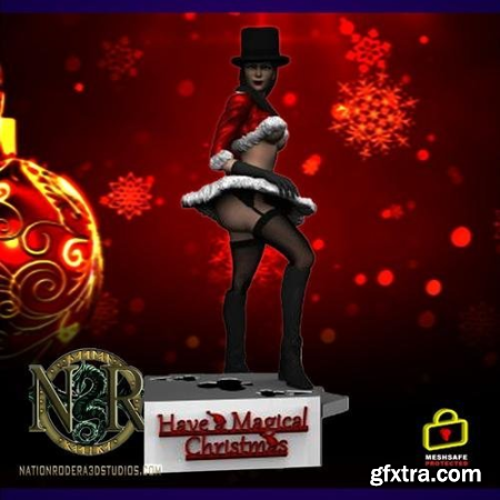 Zatanna christmas-suit – 3D Print