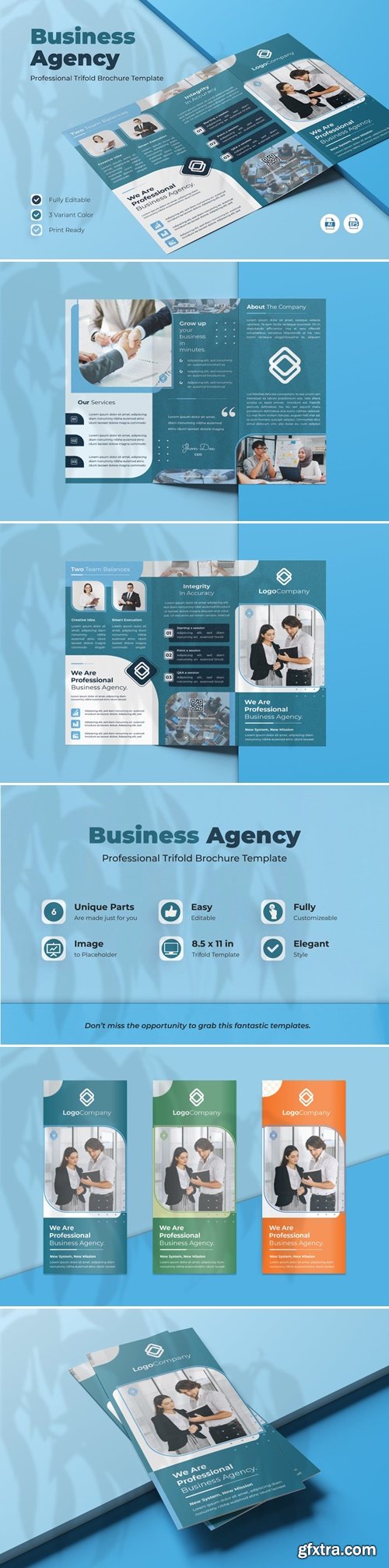 Professional Bussiness Brochure Template 245EKXZ