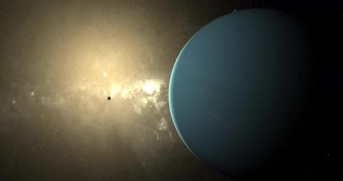 Videohive - Uranus Planet with Puck - 42343025 - 42343025