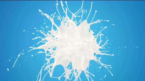 Videohive - Milk Splash 4K - 42343029 - 42343029