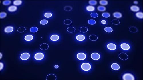 Videohive - Glowing Dot Particle Futuristic Technology Background, Digital Dot Moving On Screen High Tech - 42343245 - 42343245