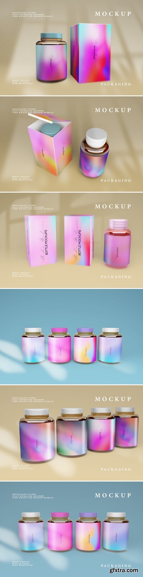 Amber Medicine Bottle Mockups QBYZBHN