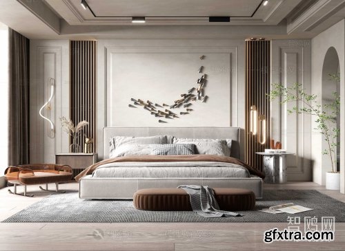 Modern bedroom 1002540