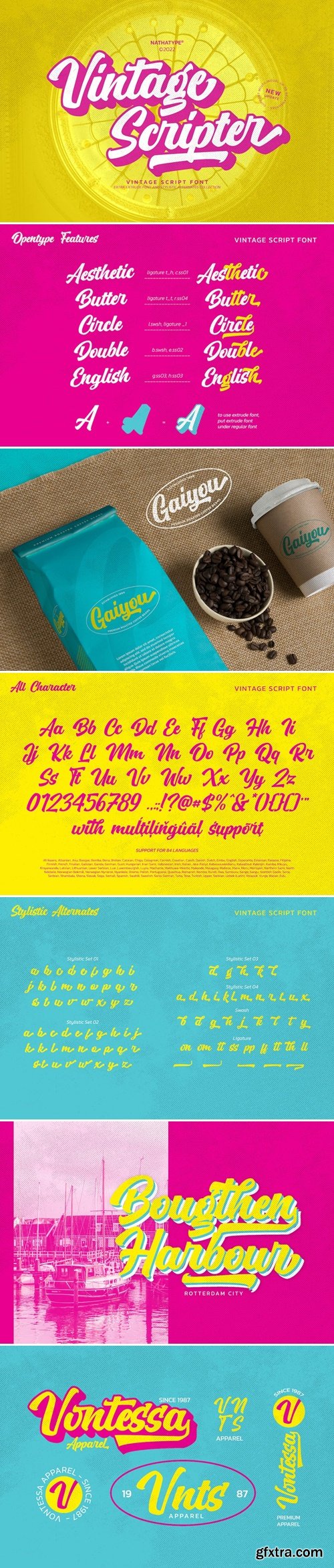 Vintage Scripter Font