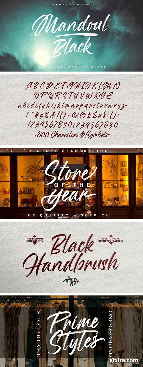 Mandoul Black Font Family