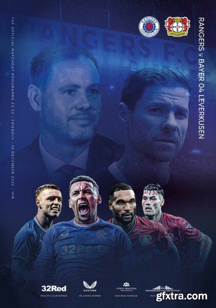 Rangers Football Club Matchday Programme - Rangers vs Bayer 04 Leverkusen - 10 December 2022