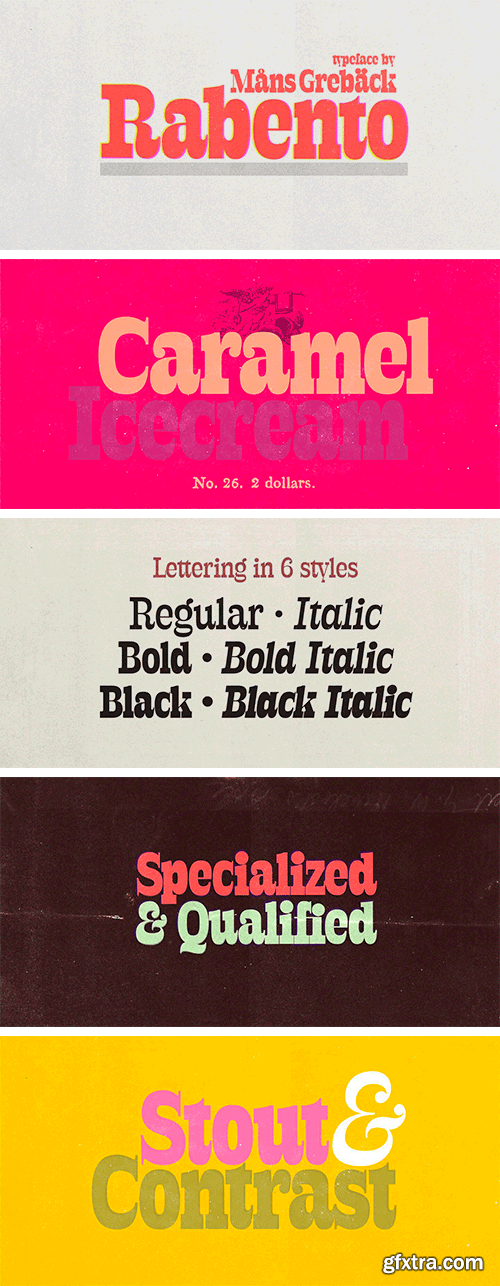 Rabento Font Family