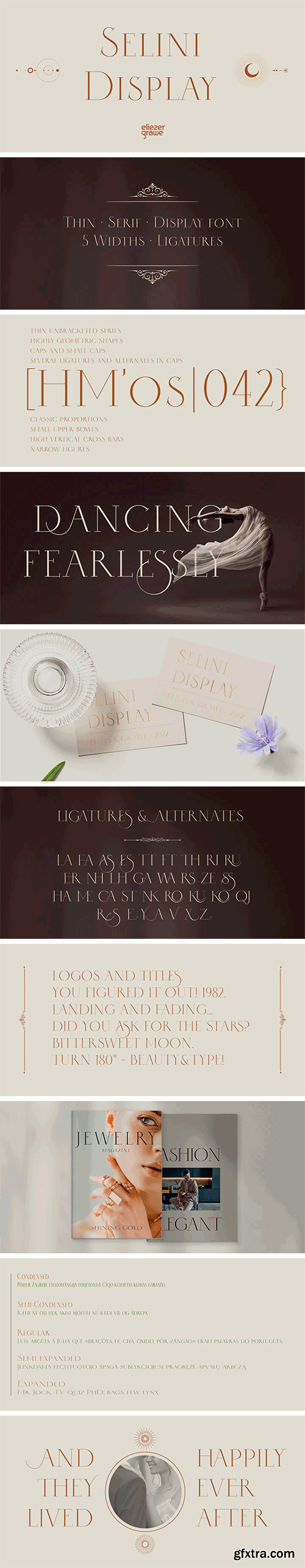 Selini Display Font Family