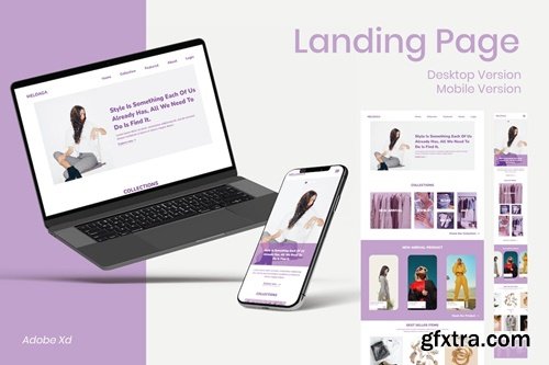 Fashion Product Landing Page Z9KGHAQ